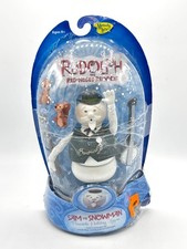 Memory Lane Rudolph The Red Nosed Reindeer Sam The Snowman Figure NIB picture