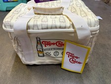 Topo Chico Insulated Lunch Tote Bag Soft Cooler Zipper Top Handle & Strap New picture