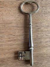 Vintage Brass Virginia Metalcrafters Skeleton Key Williamsburg Restoration 8” picture