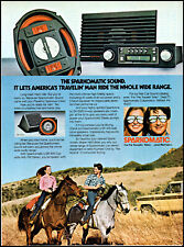 1981 Couple horseback riding Sparkomatic Audio sys vintage photo print ad ads49 picture