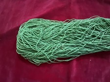 138 Strands Of Antique Greasy Green Seed Beads Size 13  picture