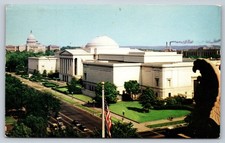 National Gallery of Art Washington DC Capitol Building Chrome Postcard K7 Unused picture