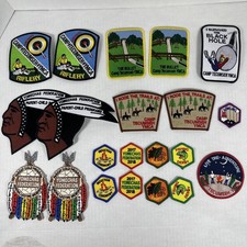 Unused Camp Tecumseh YMCA Lot of 21 Riflery etc Patch Beautifully Embroidered picture