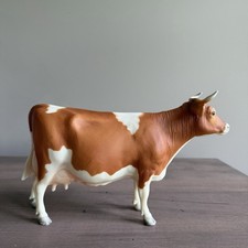 RARE Traditional Breyer Horse Animal Series Guernsey Horned Cow 1972-1973 #342 picture