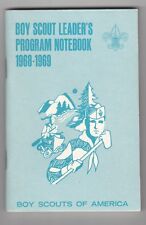 BSA Boy Scout Book: Boy Scout Leader's Program Notebook, 1968/69 picture