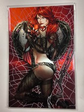White Widow #7 Jamie Tyndall Mary Jane Variant Metal Cover w/Metal COA 1/1 picture