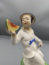Antique German Schwarzburger Art Nouveau Porcelain Figurine 9