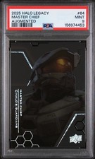2025 UD HALO LEGACY COLLECTION AUGMENTED #64 MASTER CHIEF 659/699 PSA 9 picture