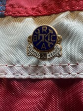 Vintage Brotherhood Railroad Carmen 50 Years Of Service Pin 14k Solid Gold Rare picture