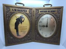 Vintage 1950's I.W. HARPER KENTUCKY BOURBON Promotional Advertising Shelf Clock picture