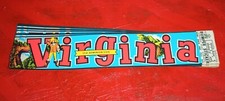 New NOS Vintage 1960s 1970s VIRGINIA Old Dominion State IMPKO Bumper Sticker picture