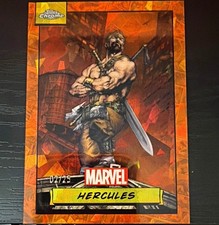 2024 Topps Chrome Marvel #103 Hercules Doom Gambit Iron Hulk ORANGE SAPPHIRE /50 picture
