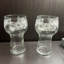 Pepsi-Cola Vintage Fountain Drinking Soda Glass Tumbler Bell Shape picture