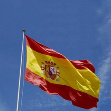 SPAIN FLAG SPANISH NATIONAL FLAG 150x90cm, 5x3ft Full Size picture