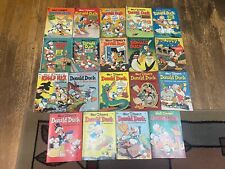 Walt Disney Donald Duck Comic Lot of 19 Dell Golden Age 1940's 1950's Vintage picture