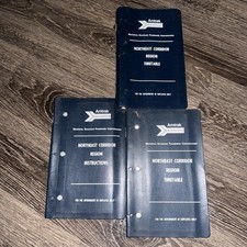 Vintage Lot Of Amtrak Employee Operating Manuals 1970's 80's picture