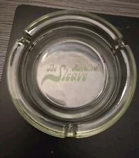 Vintage The Ravelled Sleave NYC Glass Ashtray - 4 1/2 inches NYC Restaurant UES  picture