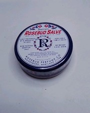Vintage ROSEBUD Smith's Rosebud Salve Lip Balm 0.8 Oz Tin NIB Sealed See Pics picture