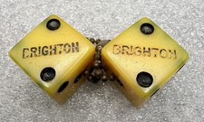 Vintage Brighton Atlantic City Casino Dice Die Pair Souvenir Gambling Bakelite? picture