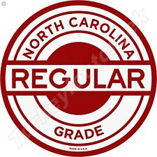 North Carolina Regular Grade Round Metal Sign 2 Sizes To Choose From picture