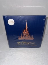 Walt Disney World 50th Anniversary Photo Album Mickey Mouse Castle Sealed New picture