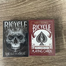 Bicycle Professional Skull & Bones And Dead Soul Playing Cards- 2 Decks picture