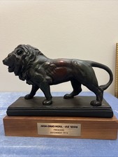 MGM Hotel Casino Reno Statue 70s Lion Antoine Barye Alva Studio Scuplture picture