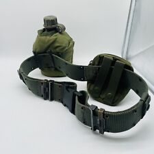 Vintage ITW Nexus NX-1 Military Belt With Jug & Pouch Green picture