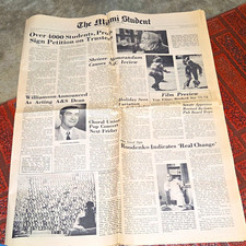 The Miami Student College Newspaper (Miami University) with Local Ads picture