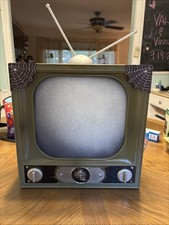 Spirit Haunted TV Terror Haunted Halloween Prop Decor Television Spooky READ LG picture