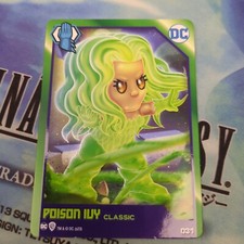 Poison Ivy Classic 031 Embossed DC Comics Ooshies Trading Cards Series 2 picture