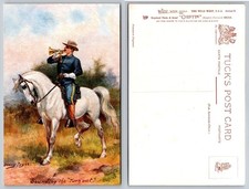 Sounding the Turn Out Cavalry Soldier Horse Bugle Harry Payne Tuck Postcard picture