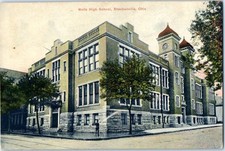 Vintage Postcard 1908 Wells High School, Steubenville, Ohio (OH) picture