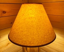 Rustic Oiled Craft Paper Lamp Shade - NO LACE - 16