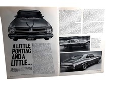 1971 Pontiac Ventura II Sprint Muscle Car Vintage Hot Rod 2 Page Article picture