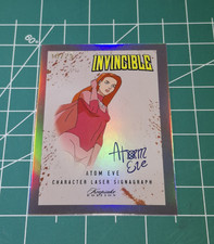 Invincible Keepsake Atom Eve Silver Character Laser Signagraph 10/25 #324 picture