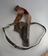 U.S. WWII - Shoulder Holster Rig - 2 Straps - Brown Leather picture