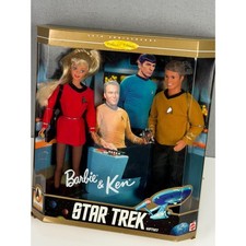 1996 Mattel Star Trek Barbie & Ken 30th Anniversary Gift Set 15006 picture