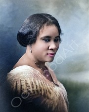 MADAM C. J. WALKER, Black Entrepreneur c1912, Vintage Colorized Photo Reprint picture