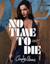ANA DE ARMAS SIGNED 007 JAMES BOND NO TIME TO DIE AUTOGRAPH  PALOMA 10-8 C/W COA picture