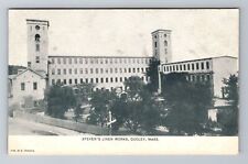 Dudley, MA-Massachusetts, Steven's Linen Works c1905, Vintage Postcard picture