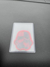 2026 Topps Chrome Storm Trooper True Red 5/5 Die-Cut picture