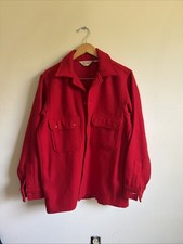 Boy Scouts of America BSA Red Wool Jacket 553 Size 40 Vintage Made in USA picture