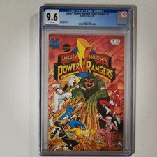 SABAN’S MIGHTY MORPHIN POWER RANGERS #4 CGC 9.6 1st White Power Ranger HAMILTON picture