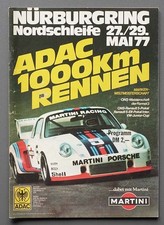 Race program ADAC 1000 km race Nürburgring 1977 picture