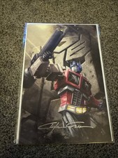 TRANSFORMERS #20 FAN EXPO DALLAS CLAYTON CRAIN SIGNED VIRGIN NM W/COA🔥76/242 picture