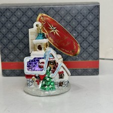 NIB Christopher Radko St. Nicholas Lane Little Gem Christmas Ornament 2009 picture