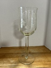 Romanian “Home Collection” Long Stemmed Crystal Etched Vase picture