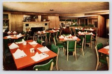 Wisconsin Dells WI Uphoffs Rotunda Restaurant Motel Dining Room Postcard c1950s picture