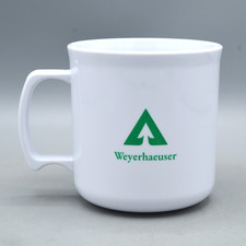 Vintage Weyerhaeuser Mug Cup 90s Promo Vanguard USA Canada Construction Plastic picture